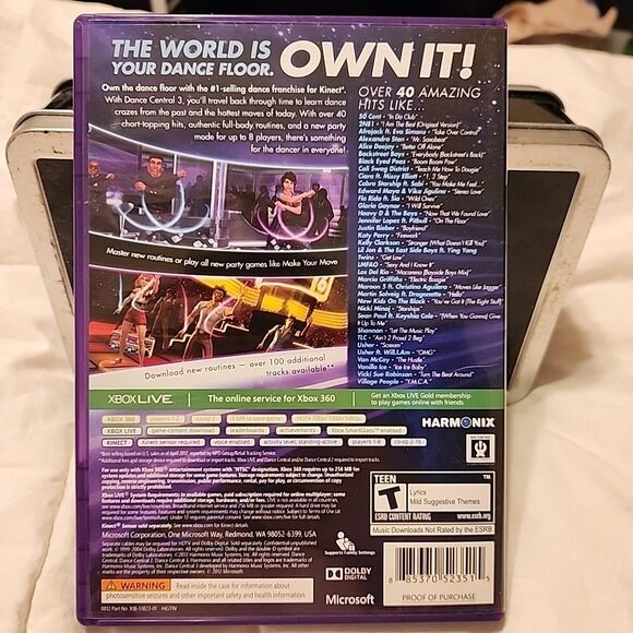 Dance Central 3 (Microsoft Xbox 360, 2012) Kinect Best Buy Edition - Picture 2 of 3